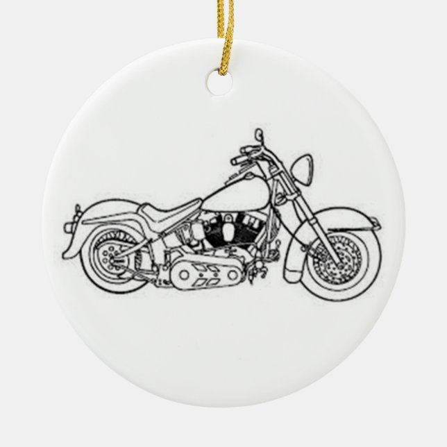 ORNAMENTO DO MOTOCICLO RIDER ENTHUISAST (Frente)