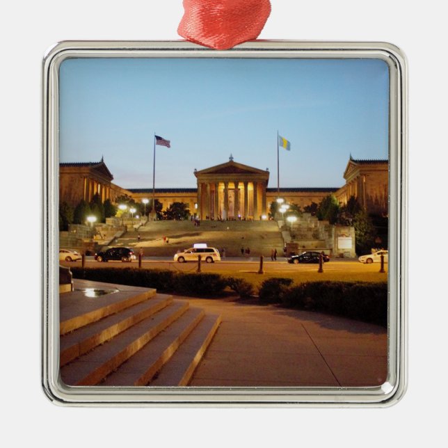 Ornamento do museu de arte de Philadelphfia (Frente)