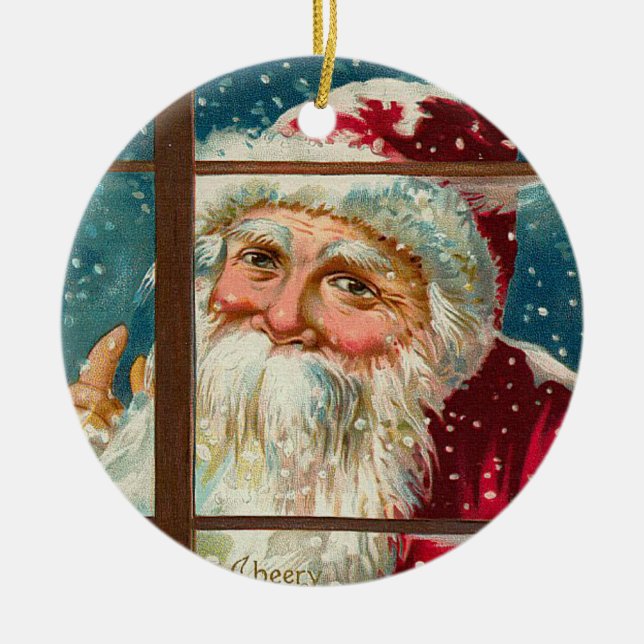 ornamento do natal vintage (Frente)