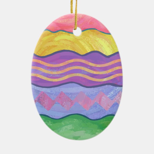 Ornamento do Ovo 1 de Páscoa (Verso)