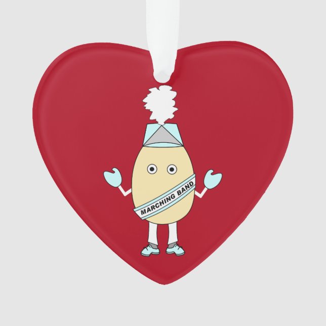 Ornamento do Ovo da Banda de Marcha (Frente)