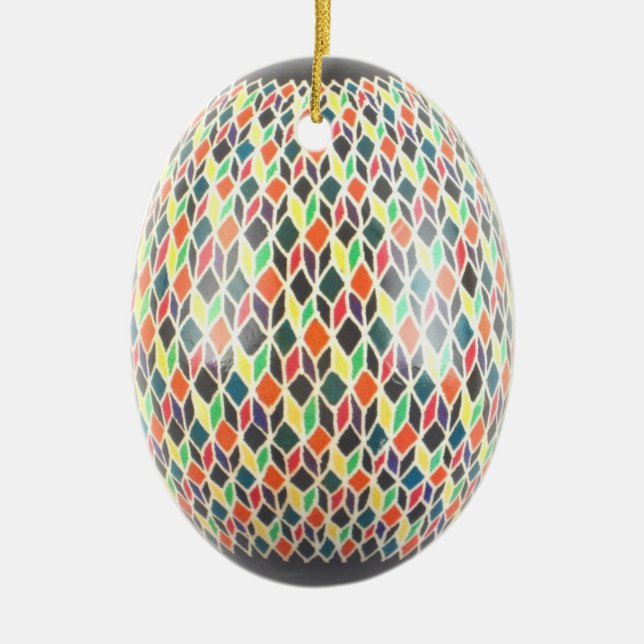 Ornamento do Ovo Rainbow Star (Frente)