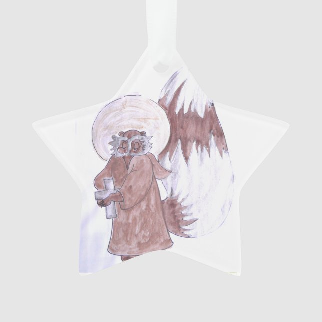 Ornamento do padre do guaxinim (Frente)