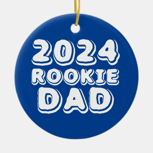 Ornamento do Pai Rookie 2024 (Frente)