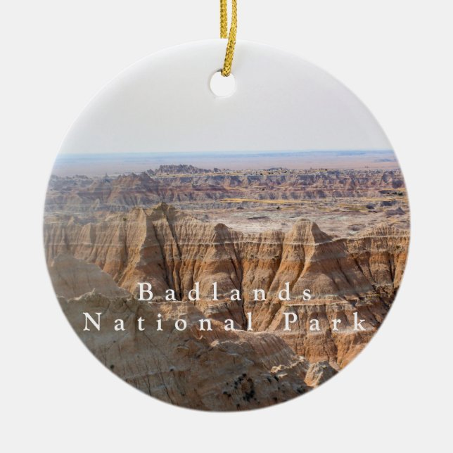Ornamento do Parque Nacional das Badlands (Frente)