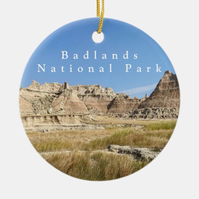 Ornamento do Parque Nacional das Badlands (Frente)