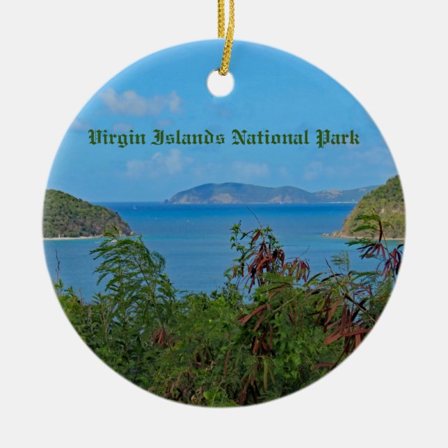 Ornamento do parque nacional de Virgin Islands (Frente)