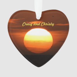 Ornamento do por do sol