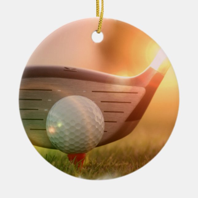 Ornamento do Putter do golfe (Frente)