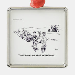 Ornamento do quadrado do teste da sobriedade do