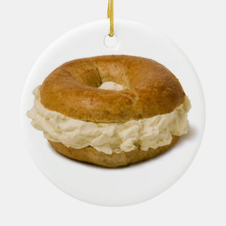 Ornamento do queijo do Bagel w/Cream
