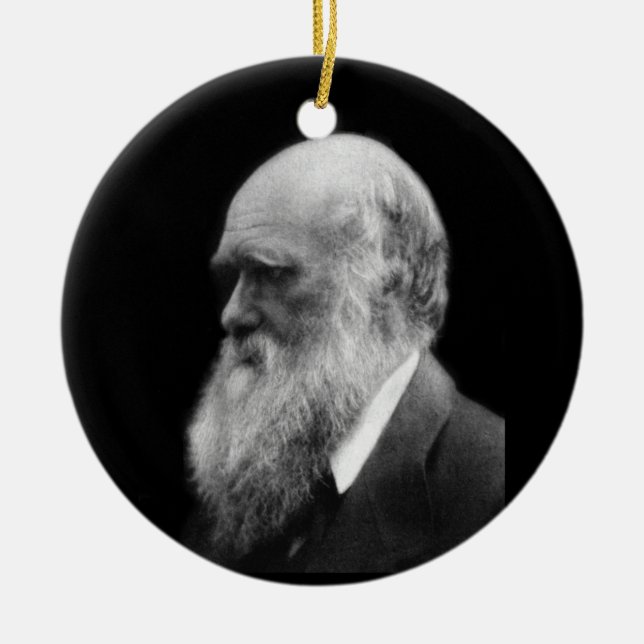 Ornamento do retrato de Darwin (Frente)