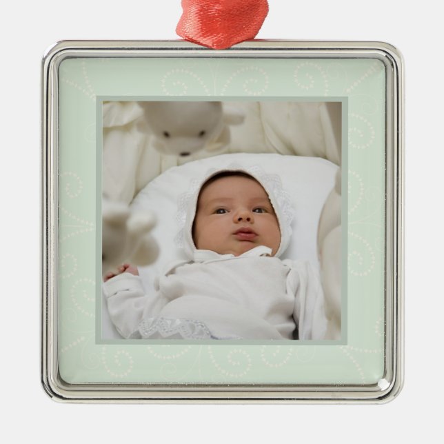 Ornamento do rolo (verde) (Frente)