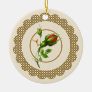 Ornamento do Rosa de Couve