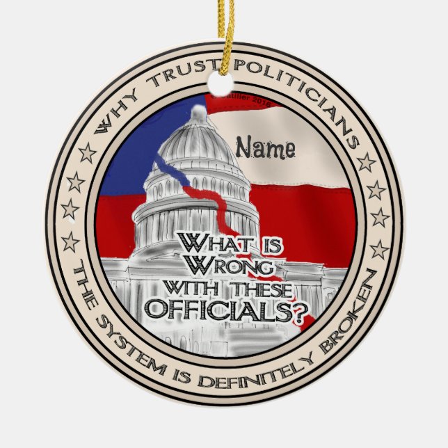 Ornamento do Sistema Político Quebrado (Frente)