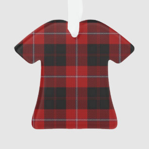 Ornamento do t-shirt do Tartan de Cunningham