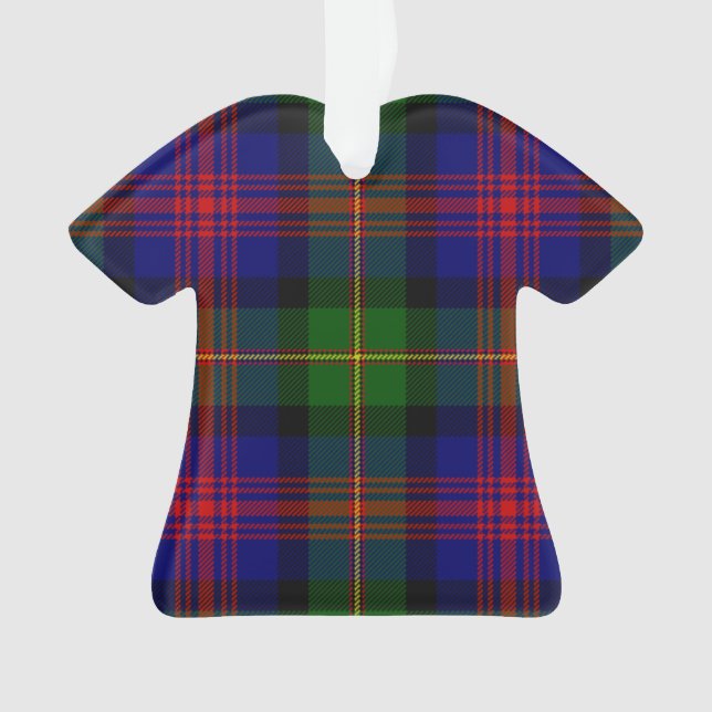 Ornamento do t-shirt do Tartan de MacLennan (Frente)