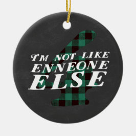 Ornamento do tema do Natal de Enneagram 4