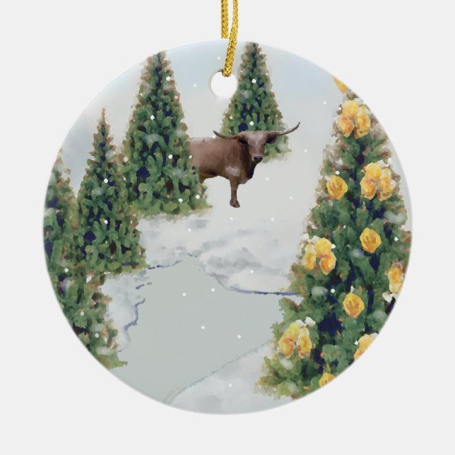 ornamento do Texas Winter (Frente)