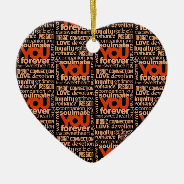 Ornamento do texto do Soulmate (Frente)