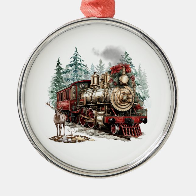 Ornamento do trem de Natal (Frente)