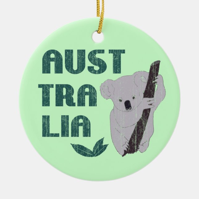 Ornamento do urso de Koala de Austrália (Frente)