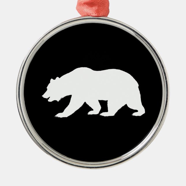 Ornamento do Urso Grizzly (Frente)