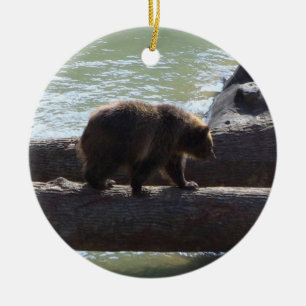 Ornamento do Urso Grizzly