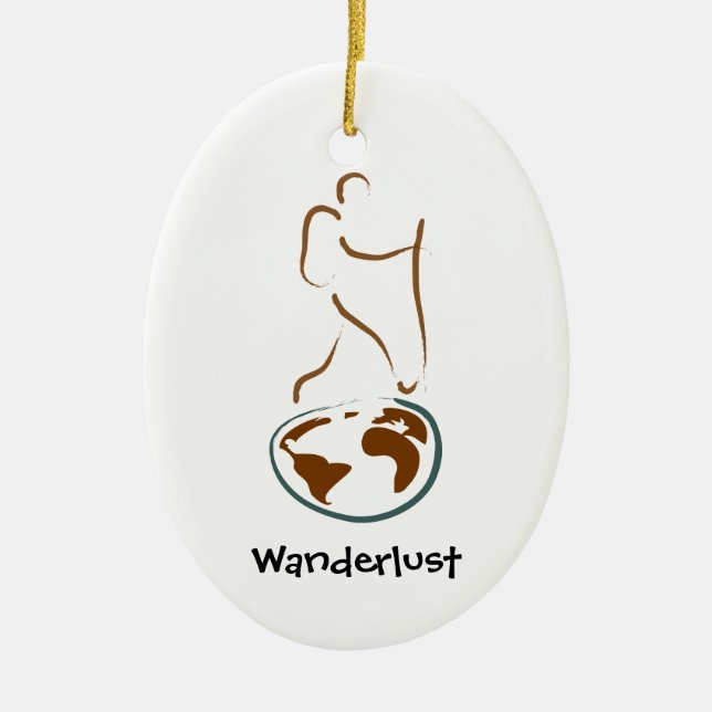 Ornamento do Wanderlust (Frente)