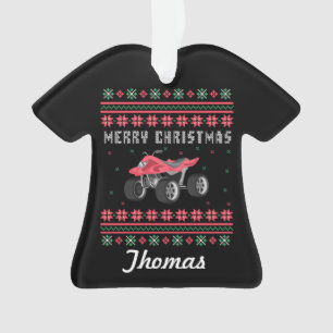 Ornamento Doador de Natal Feio Personalizado ATV