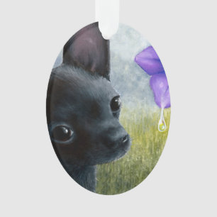Ornamento Dog 94 black Chihuahua