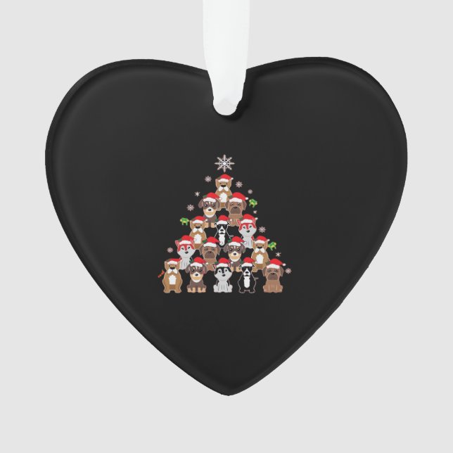 Ornamento Dog Christmas Classic T-Shirt (Frente)