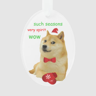 Ornamento Doge Funny Meme