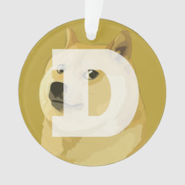 Ornamento Dogecoin Ornament