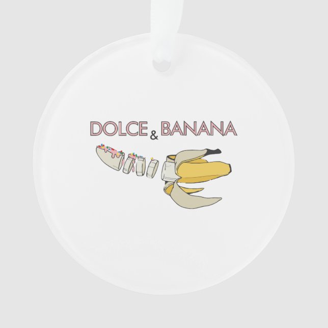 Ornamento Dolce & Banana (Frente)