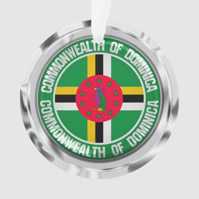 Ornamento Dominica Round Emblem (Frente)