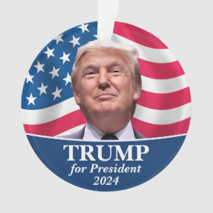 Ornamento Donald Trump Foto - Presidente 2016