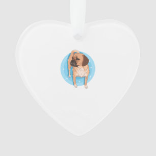 Ornamento Dono de Cachorro Puggle Amante de Puggles