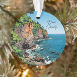 Ornamento Door County, Wisconsin Travel Souvenir Keepsake