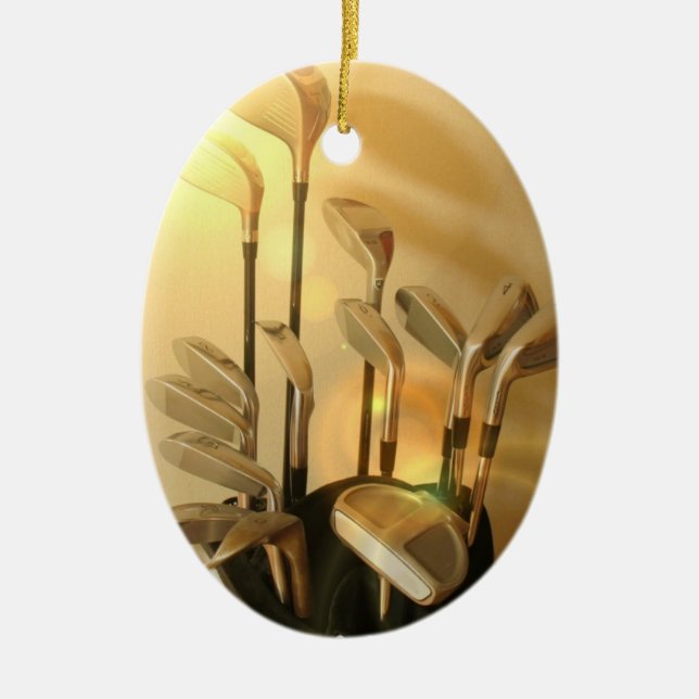 Ornamento dos clubes de golfe (Frente)