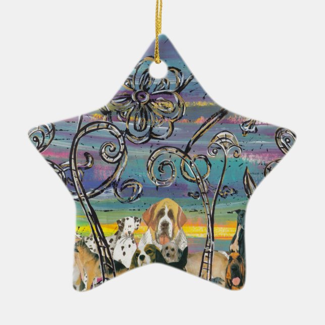 Ornamento dos dias do Doggy (Frente)