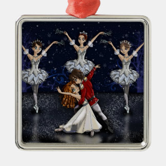 Ornamento dos flocos de neve do Nutcracker do