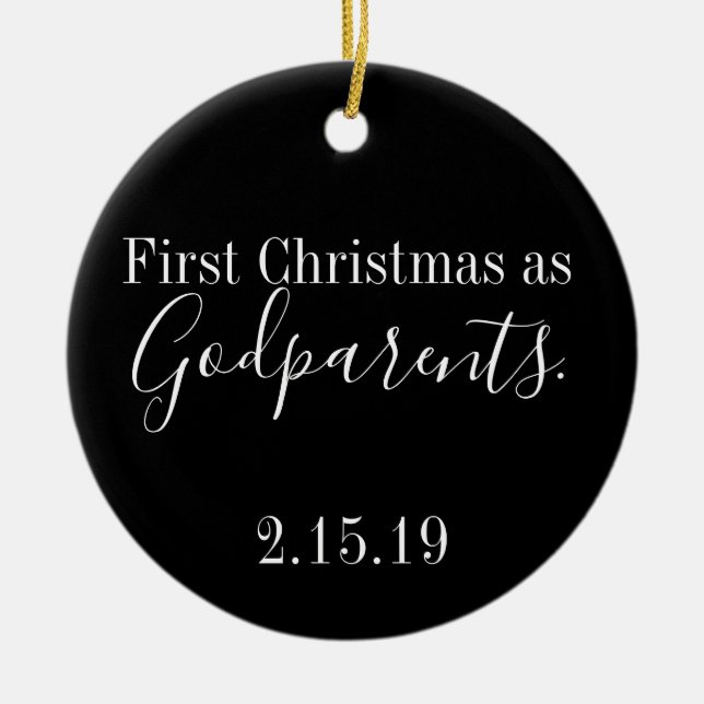 ornamento dos godparents (Frente)