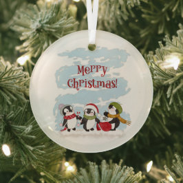 Ornamento dos Pinguins de Natal