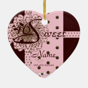 Ornamento dotado do doce dezesseis - personalize