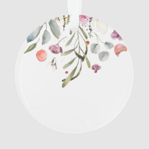 Ornamento Dourada letra MONOGRAM WEDDING PERSONALIZADA