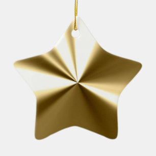 Ornamento Dourado da estrela