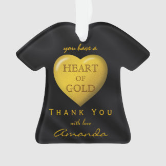 Ornamento Dourado Tee Heart of Dourado Love Shirt Obrigado