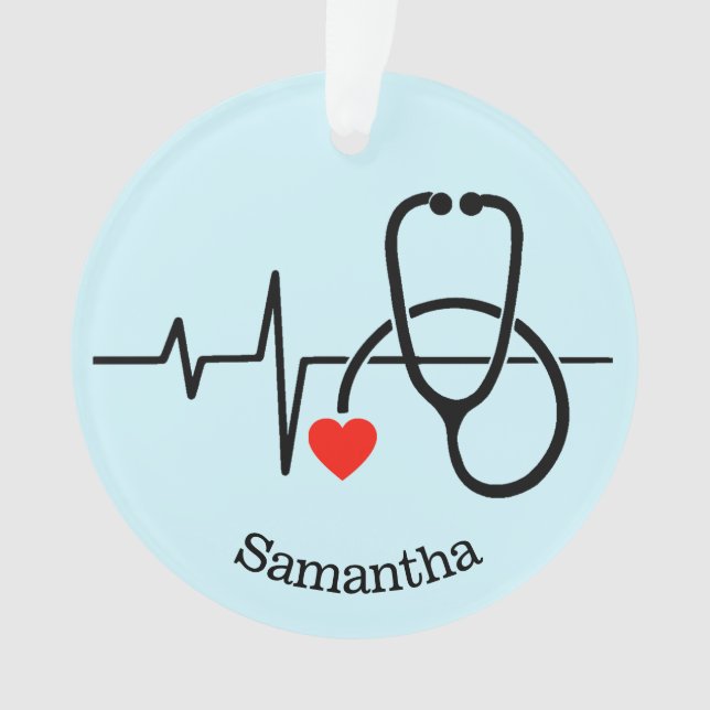 Ornamento Dr Enfermeiro PA Tratamento de Saúde (Frente)