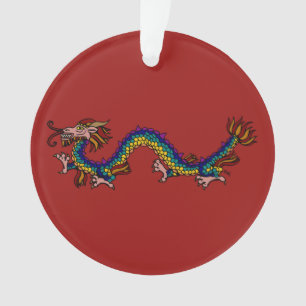 Ornamento Dragão Oriental